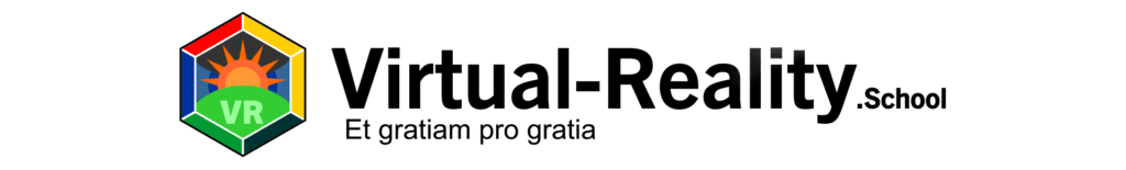 Virtual Reality School Logo Light