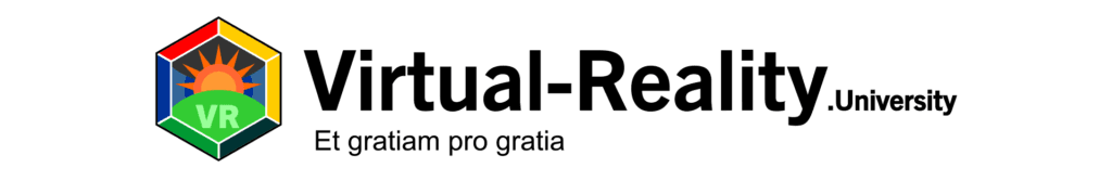 Virtual Reality University Logo Light